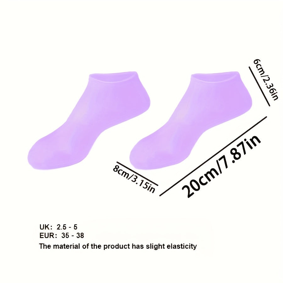 2pcs womens silicone socks   protection socks aloe vera