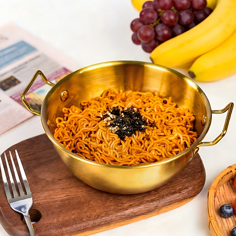 1piece premium stainless steel noodle bowl