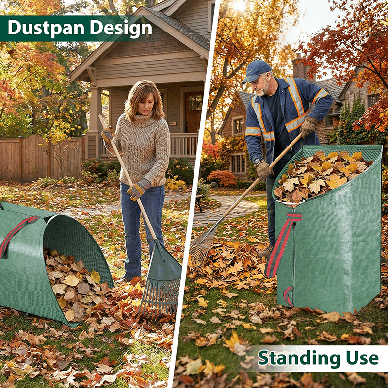 62 gallon multi functional large leaf collector used upright