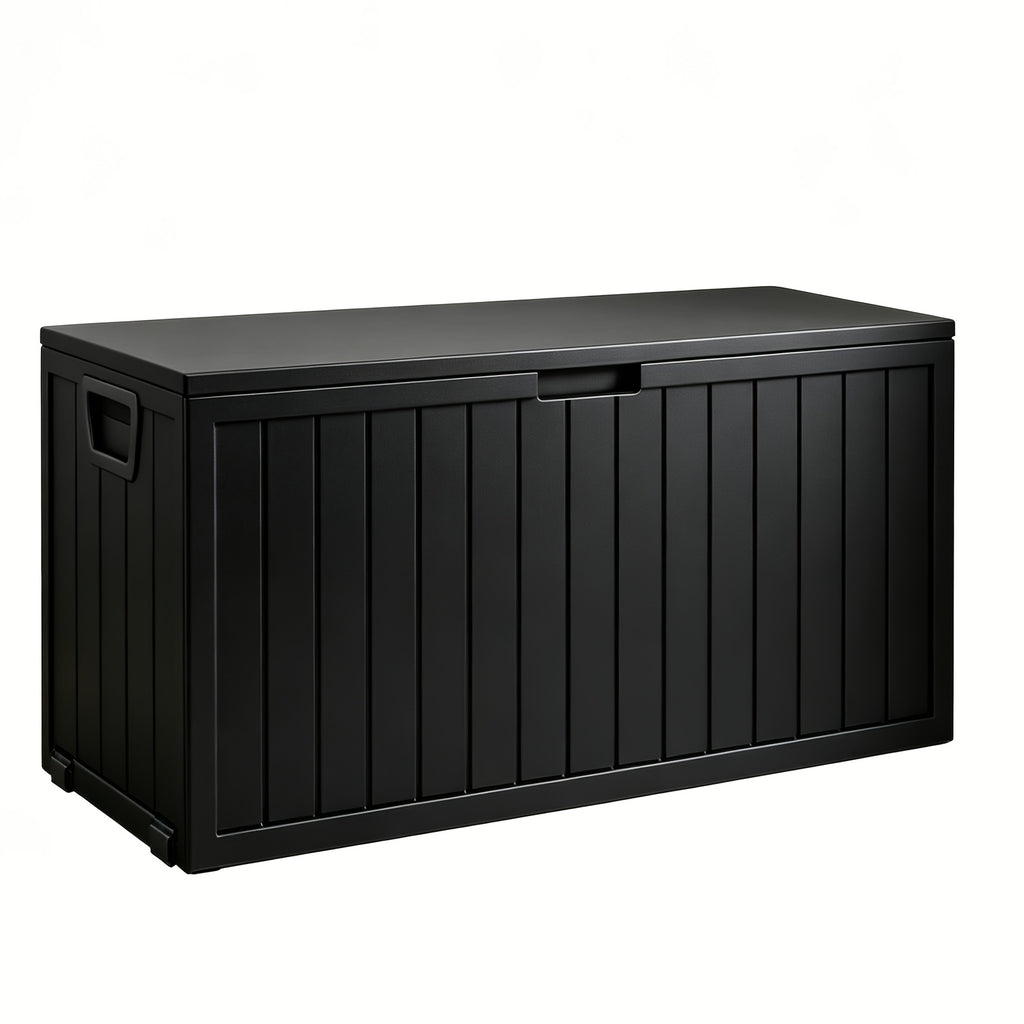75 gallon outdoor storage box lockable   lid portable
