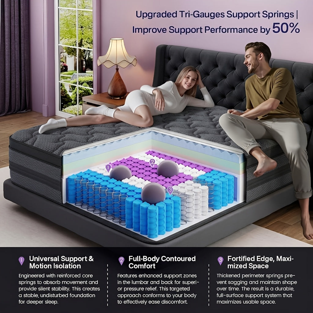 luxurious gel memory foam mattress hypoallergenic medium