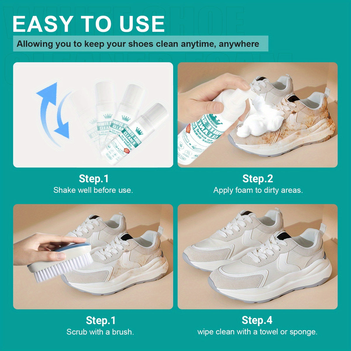 ouyaaqi small white shoe cleaner advanced white shoe cleaner