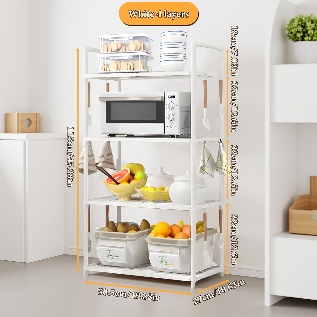 multi functional 4 layer an adjustable space saving storage