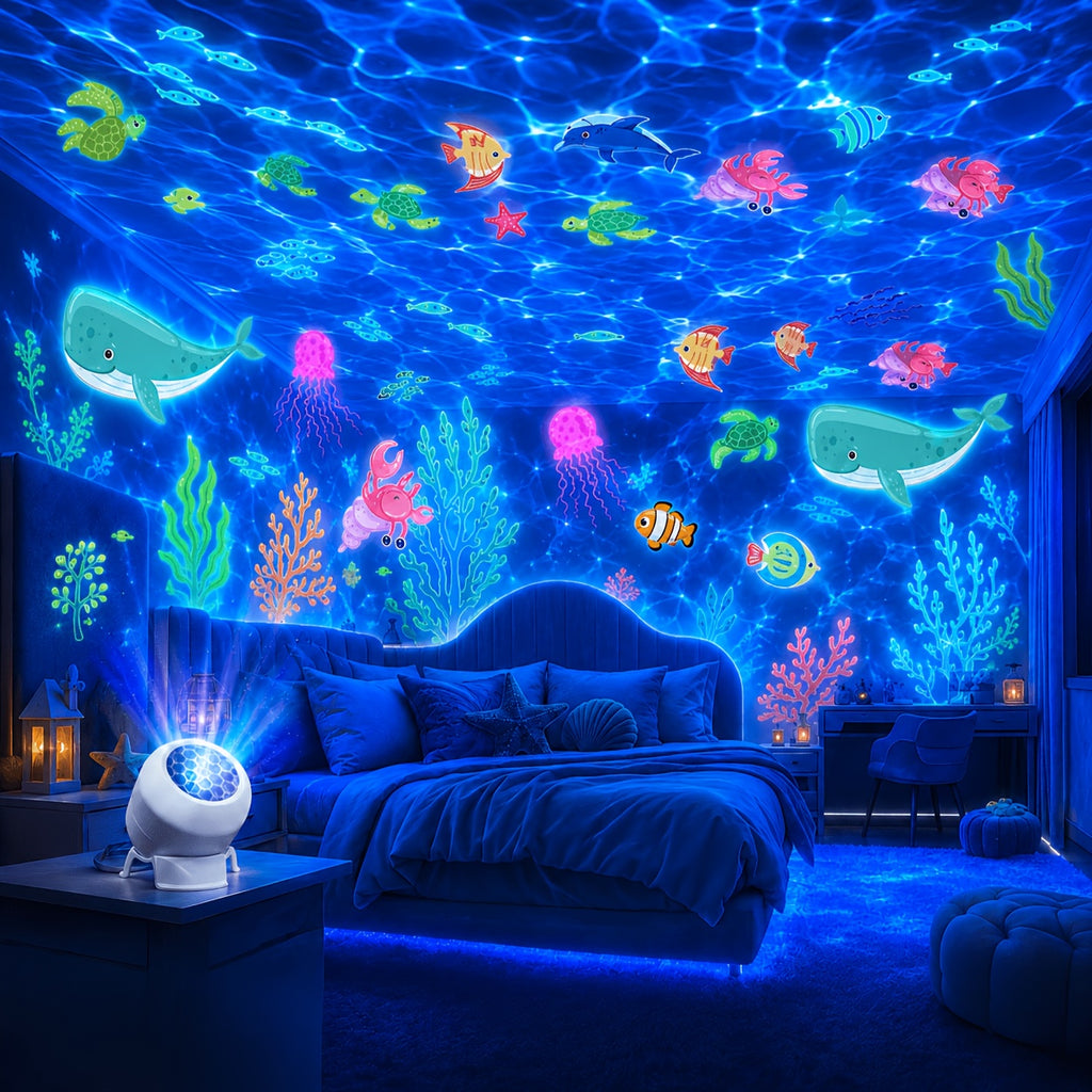 1   projection night light led decorative