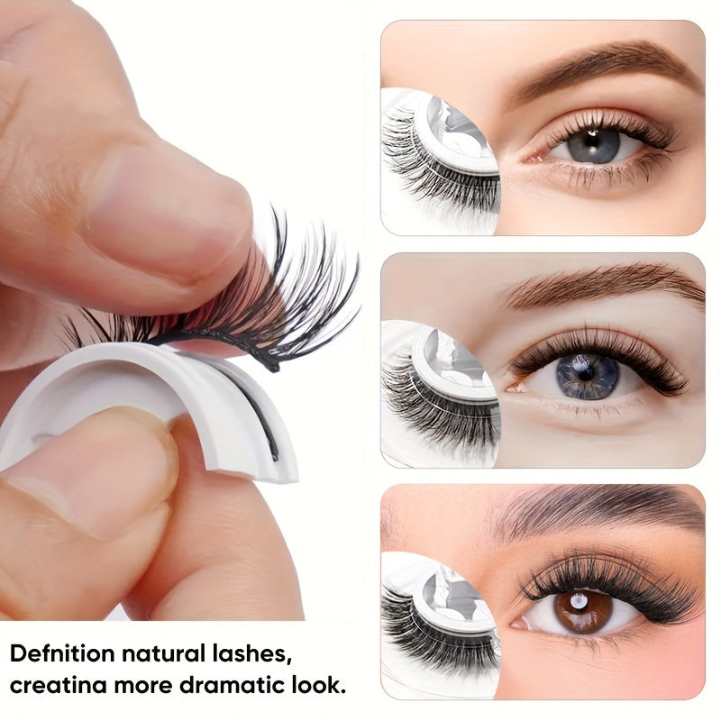 self   false eyelashes 3 pairs set pre   reusable