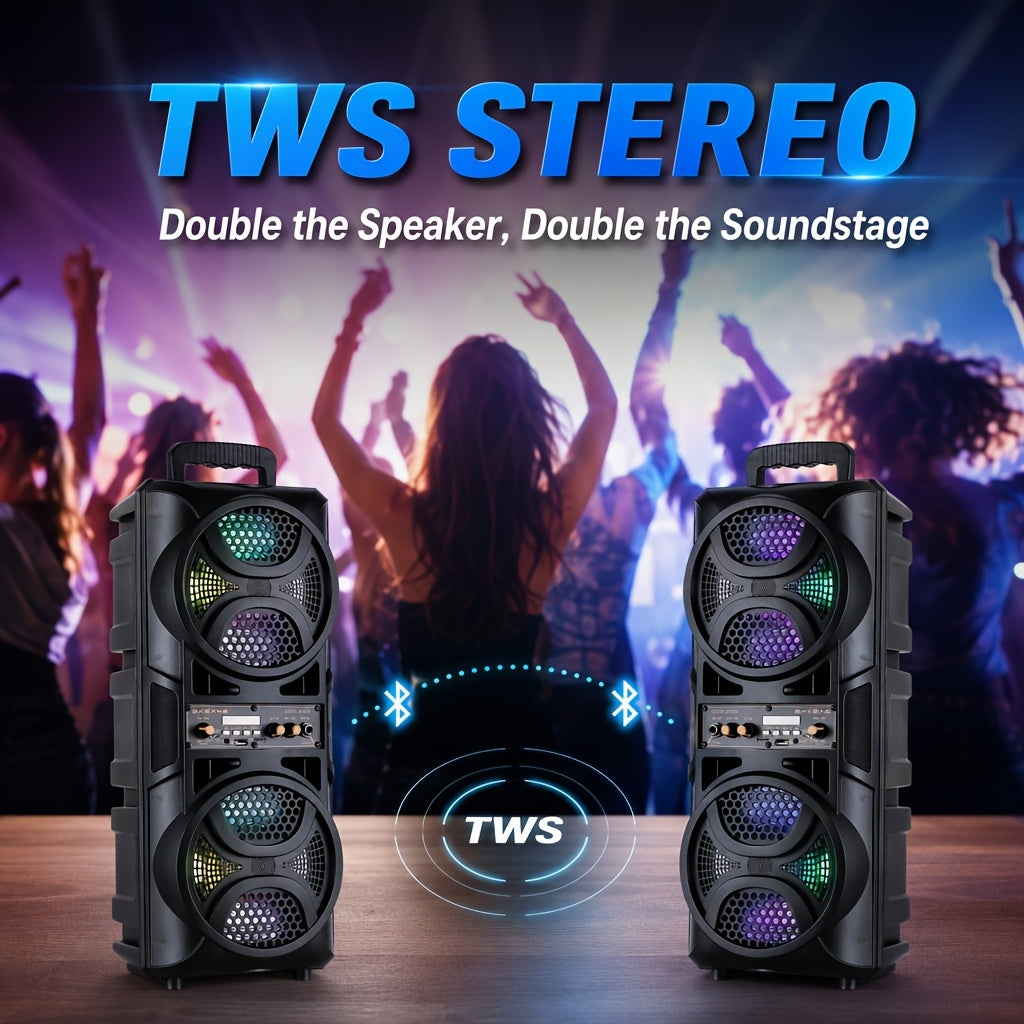 3000w portable bluetooth speaker   5 subwoofer stereo