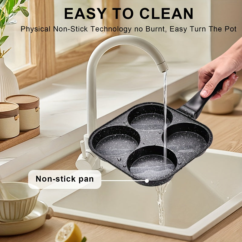 1pc non stick   pan heat resistant wooden handle spray