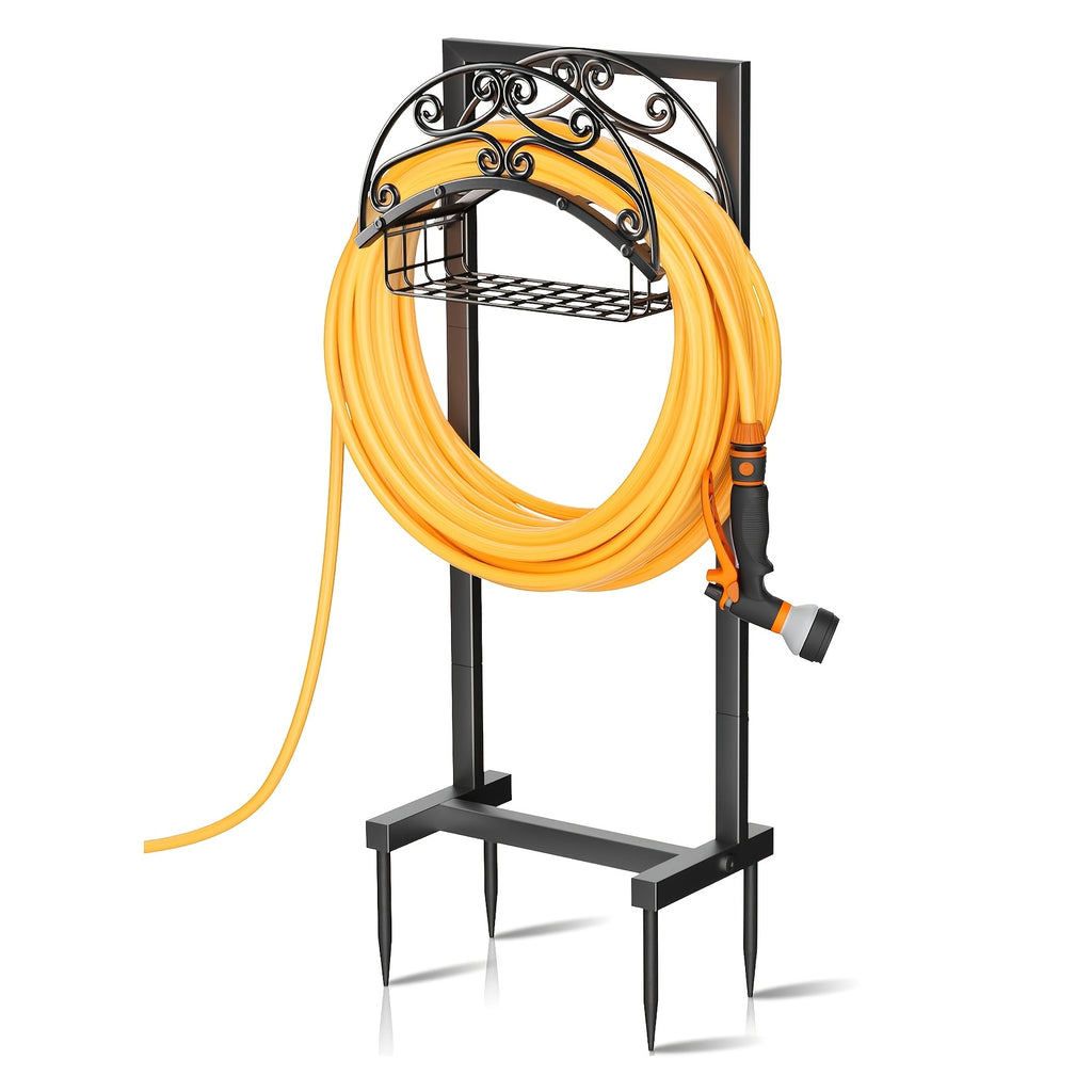 metal garden hose holder outdoor water hose holder hose reel