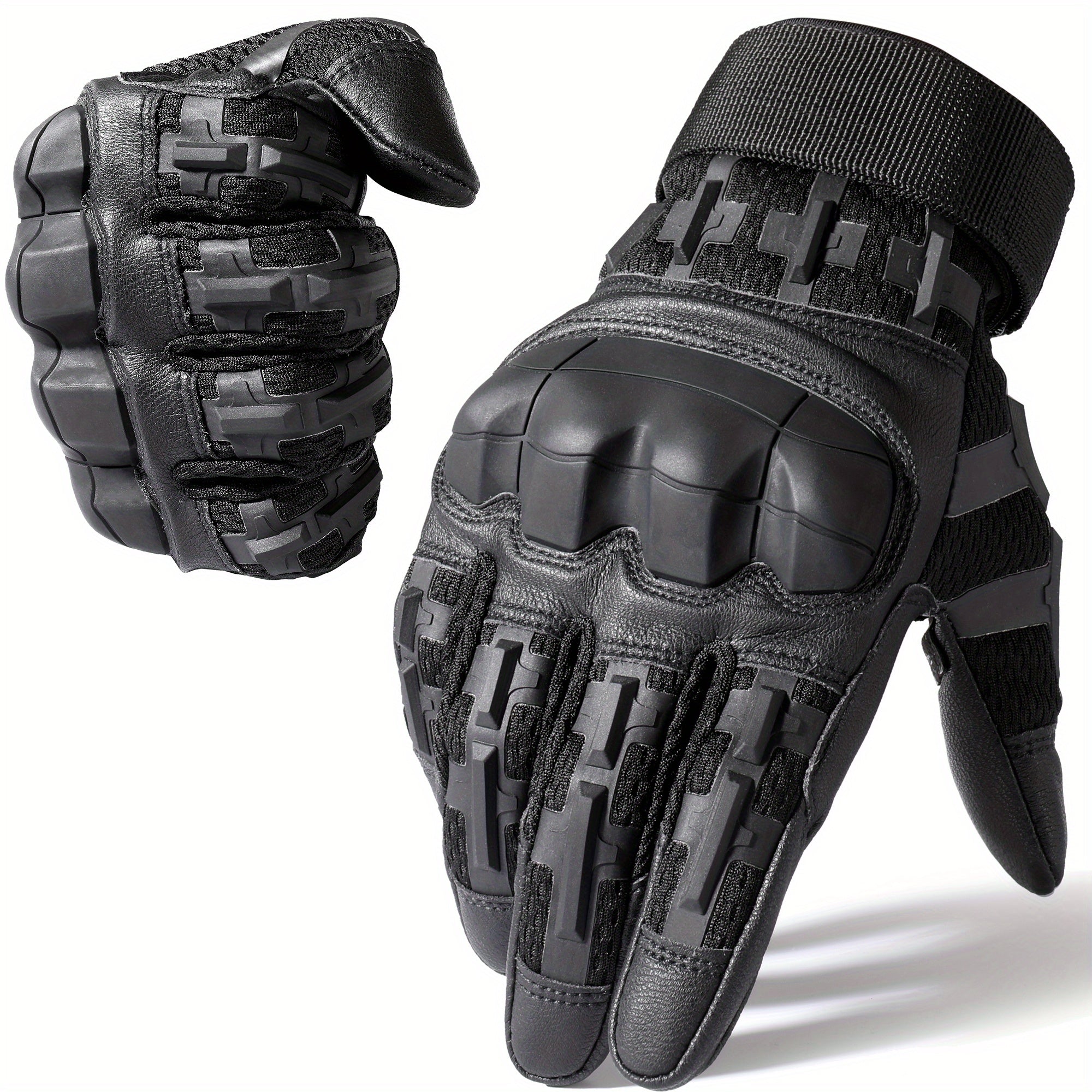 mens hard shell protective gloves