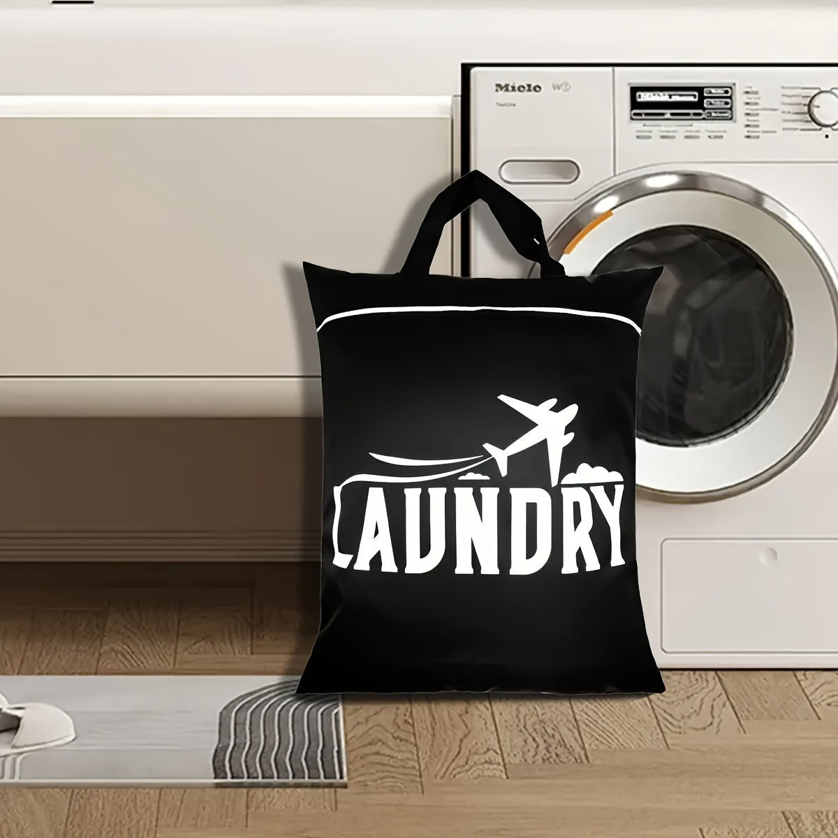 1 large travel laundry bag handle suitable cleaning dirty