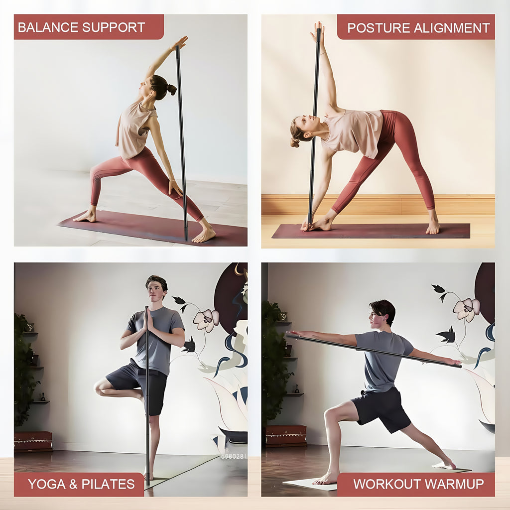 adjustable yoga wand sturdy durable iron construction