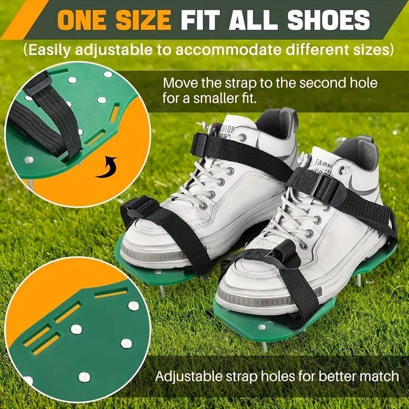 garden aeration shoes lawn spike shoes inflatable aeration