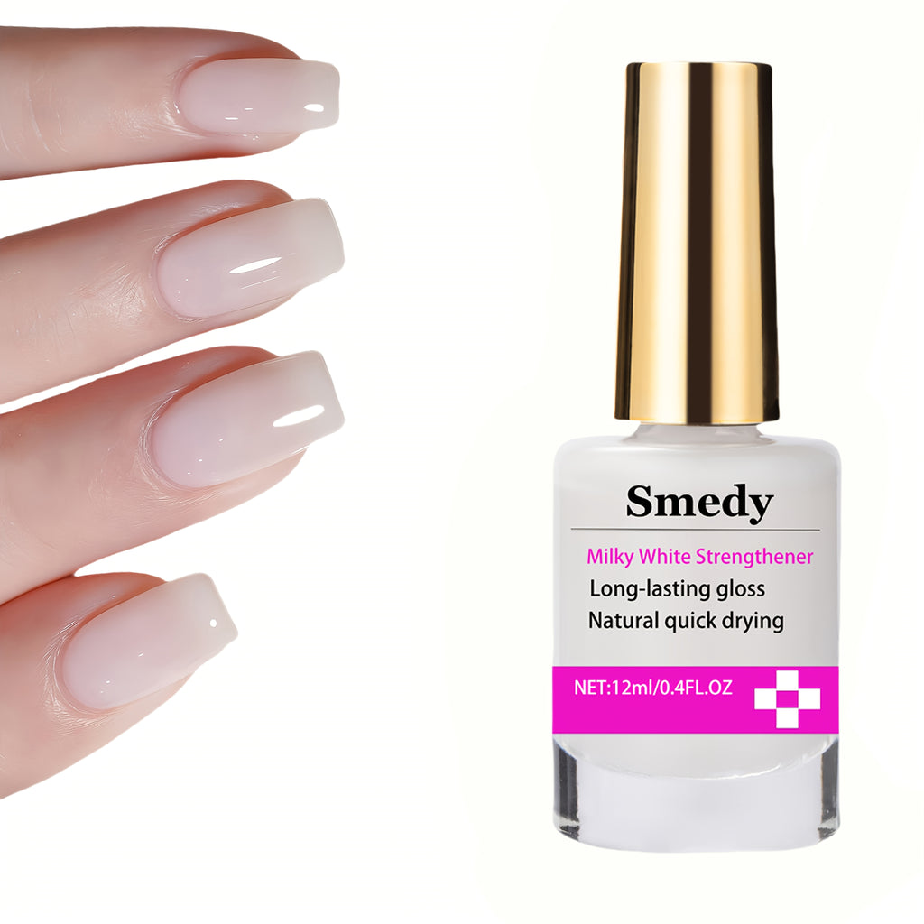 milky white nail strengthener 12ml long lasting