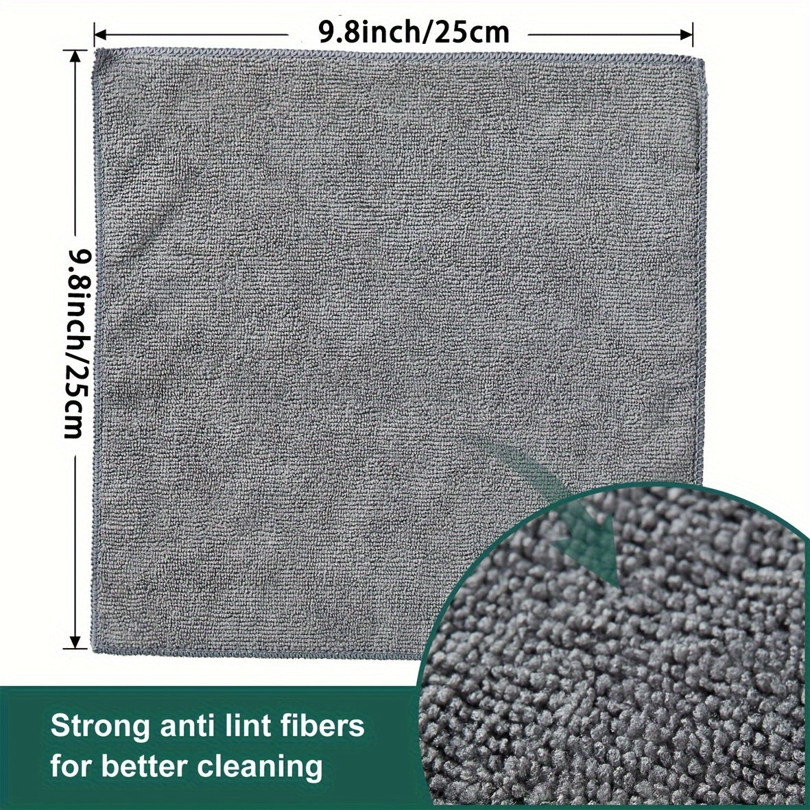 20 50 pack microfiber cleaning cloth bulk microfiber