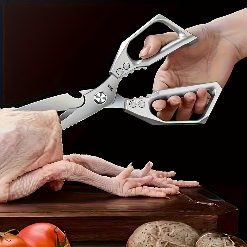 1pc stainless steel kitchen scissors professional multi