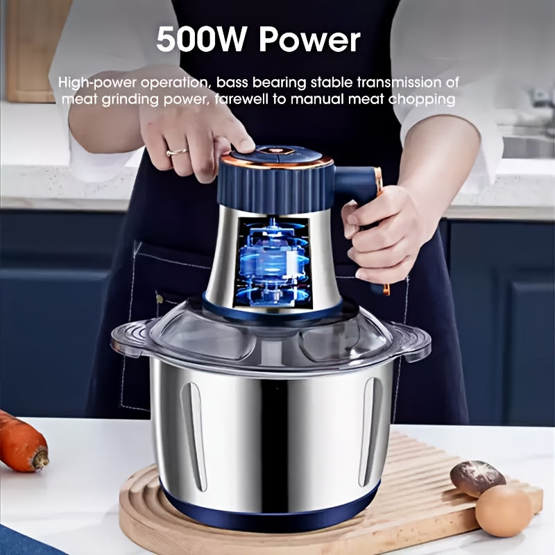 5l large capacity stainless steel electric food chopper