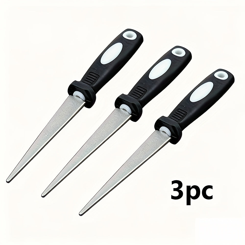 3pcs high quality diamond coated sharpening files suitable