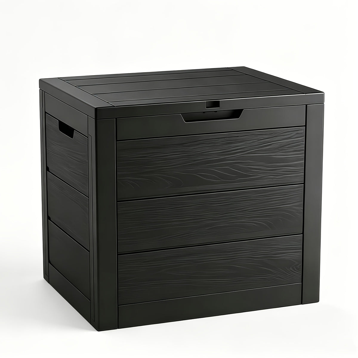 75 gallon outdoor storage box lockable   lid portable