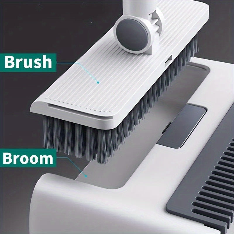 3 in 1 foldable broom mop dustpan combination set household