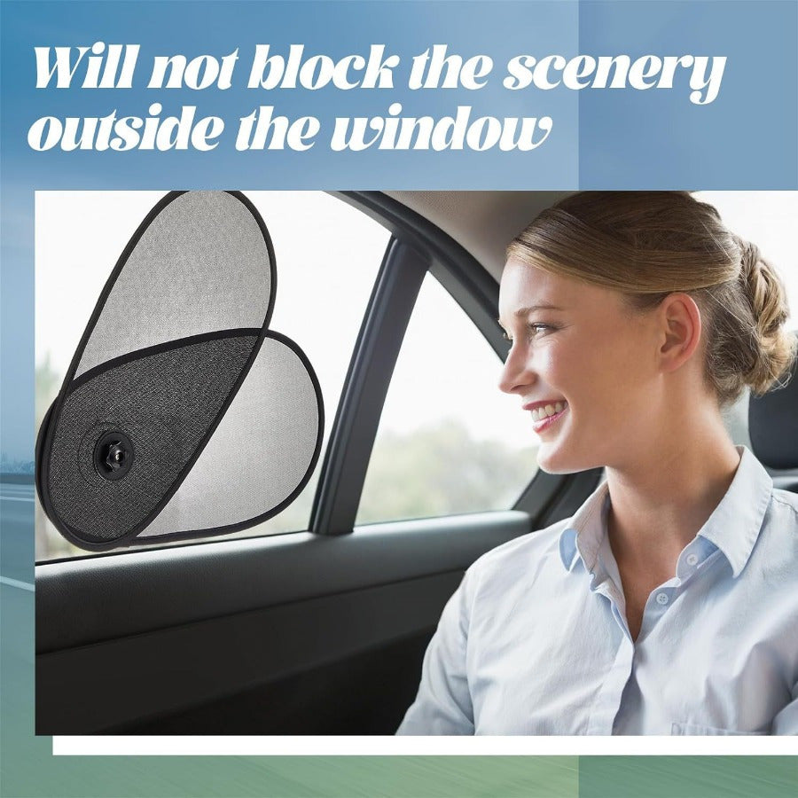 1pc car window sunshade adjustable rotatable windshield side