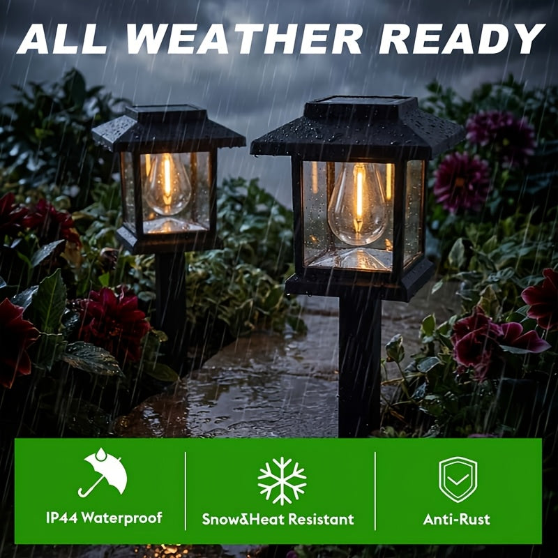 12pcs solar pathway lights   bright led solar