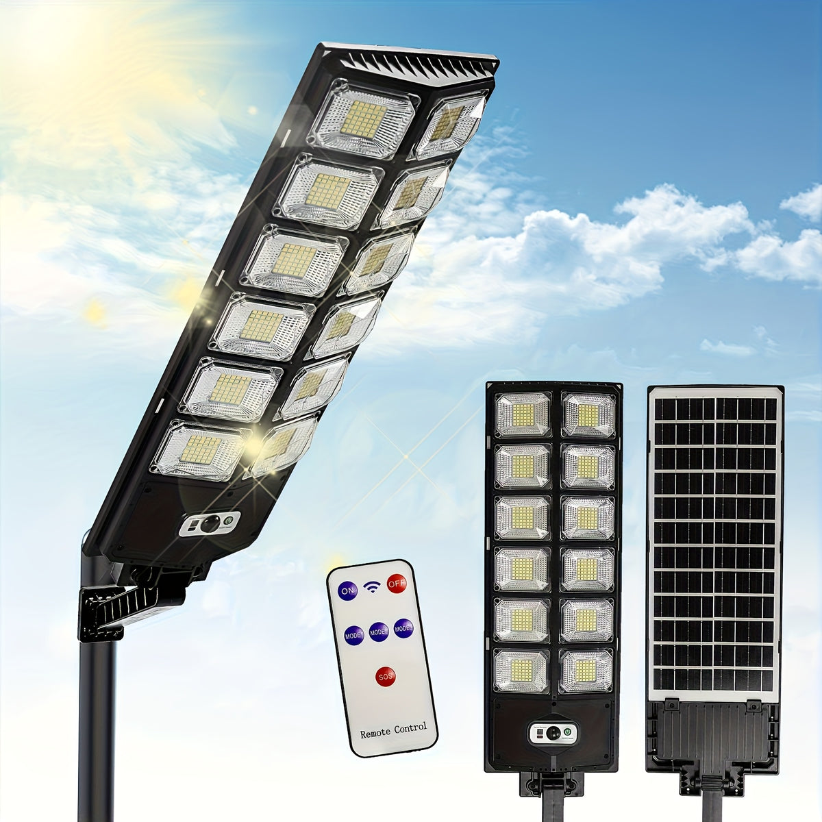 solar street lights outdoor waterproof ip44 solar street