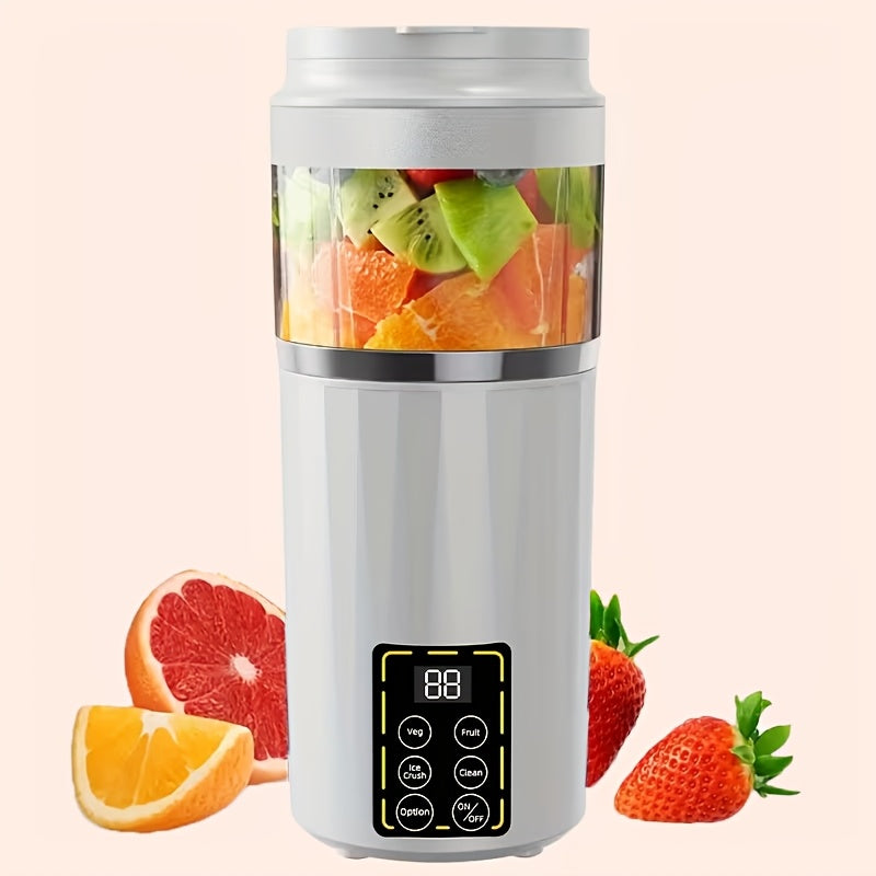 portable juicer led display usb rechargeable handheld juice