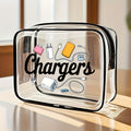transparent casual handbag suitable men women used a makeup