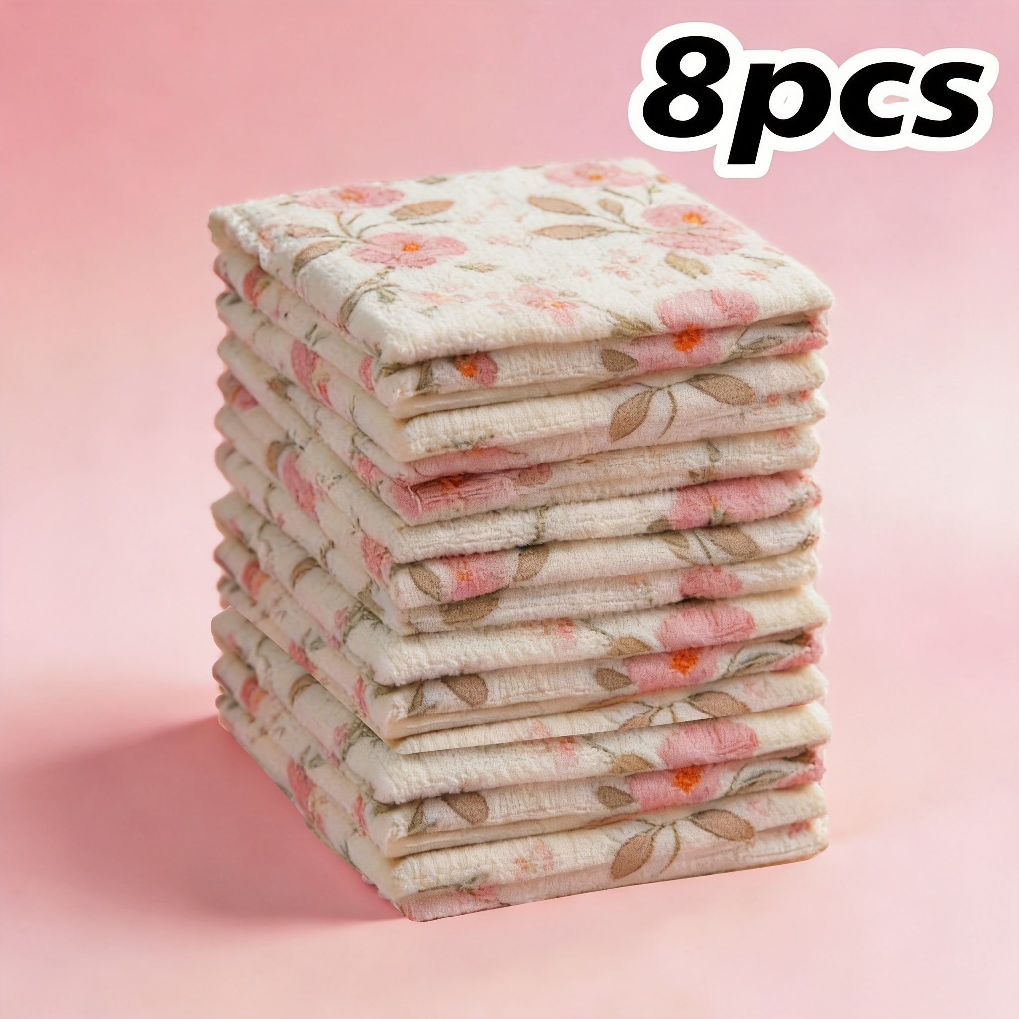8 16 32pcs coral fleece reusable cleaning cloths super