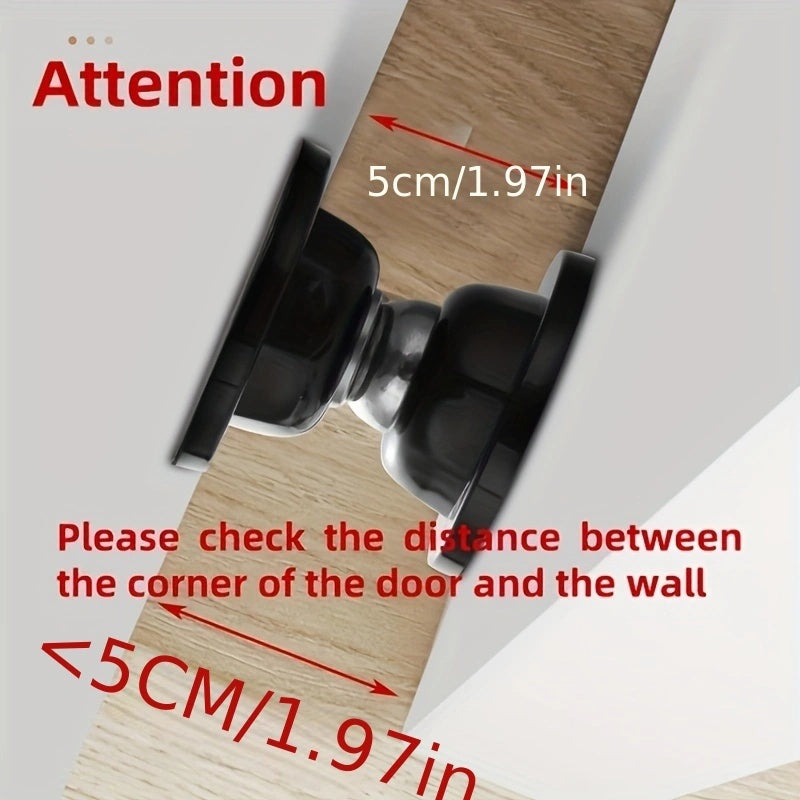2  magnetic door stoppers sturdy durable easy