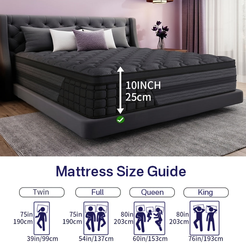 luxurious gel memory foam mattress hypoallergenic medium