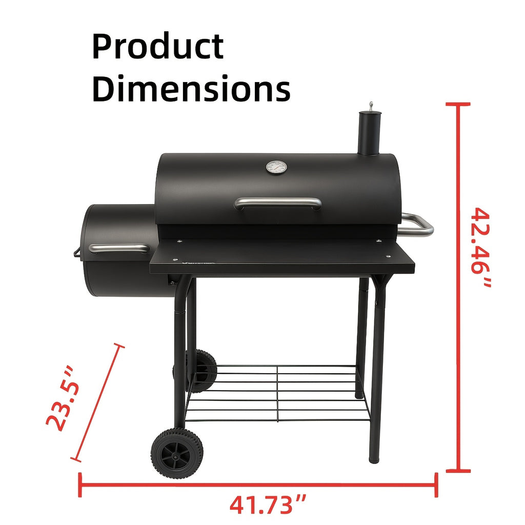 charcoal grill offset   outdoor bbq   side fire