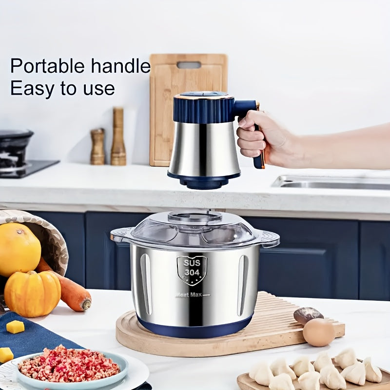 5l large capacity stainless steel electric food chopper