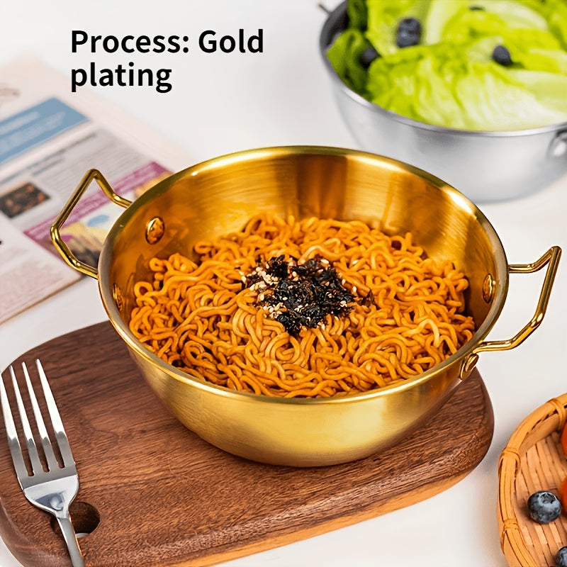 1piece premium stainless steel noodle bowl
