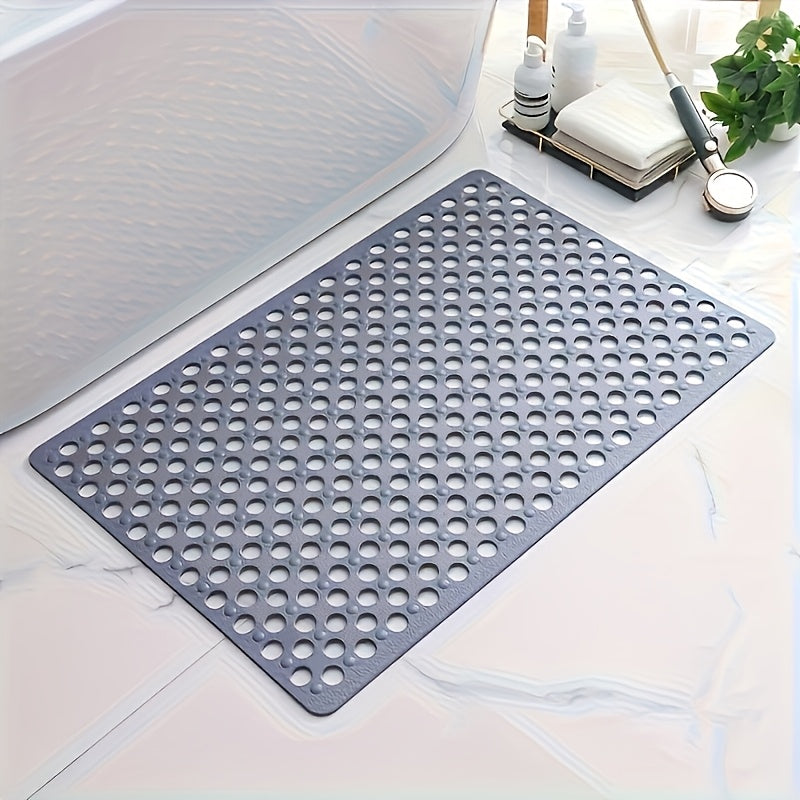1pc bathroom quick dry anti slip pad shower mat circular