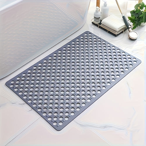1pc bathroom quick dry anti slip pad shower mat circular