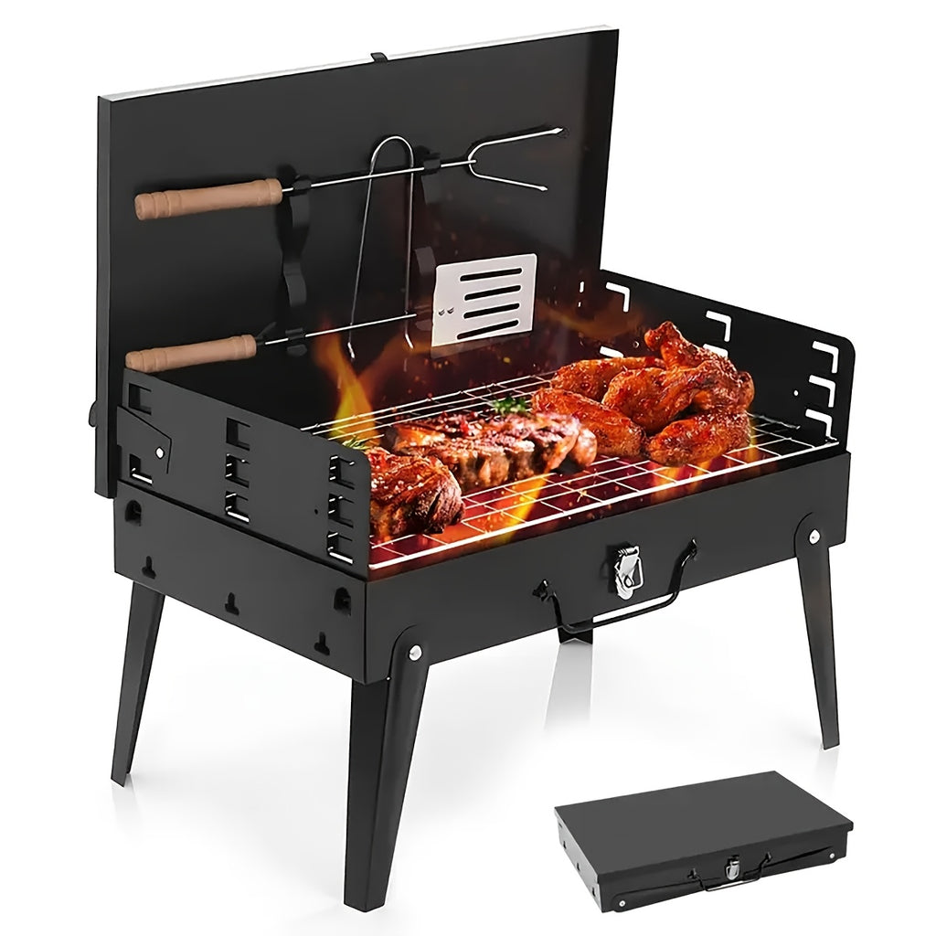 1pc portable charcoal grill heavy duty   structure