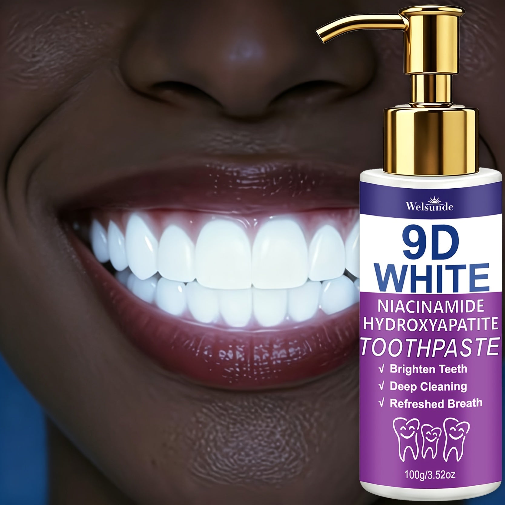 9  niacinamide hydroxyapatite toothpaste contains 20
