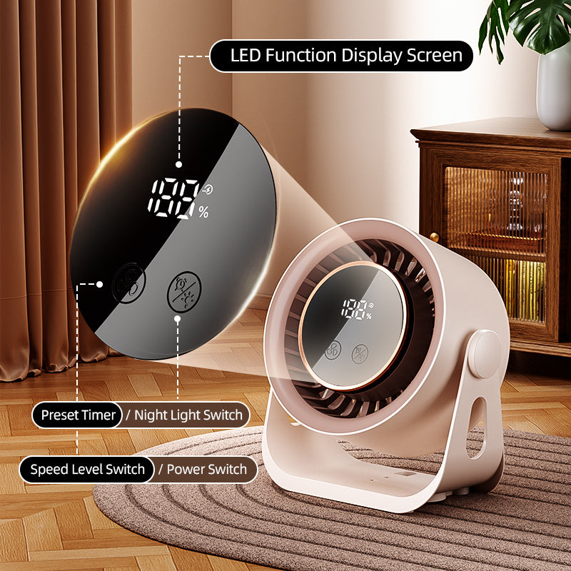 199 level speed rechargeable clip fan quiet portable