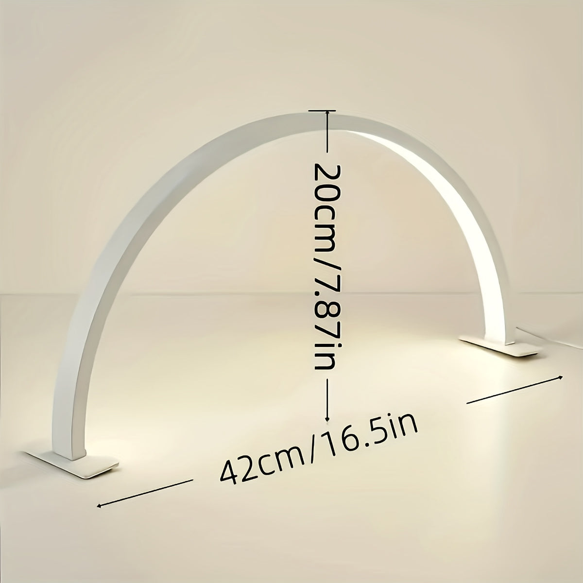 white   led desk lamp adjustable brightness