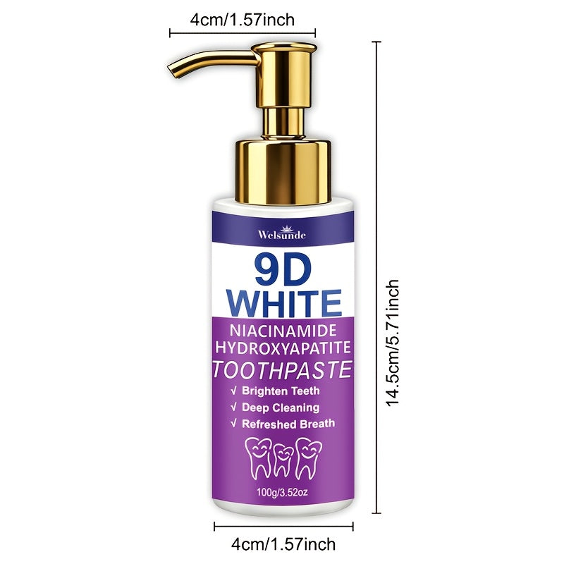 9  niacinamide hydroxyapatite toothpaste contains 20