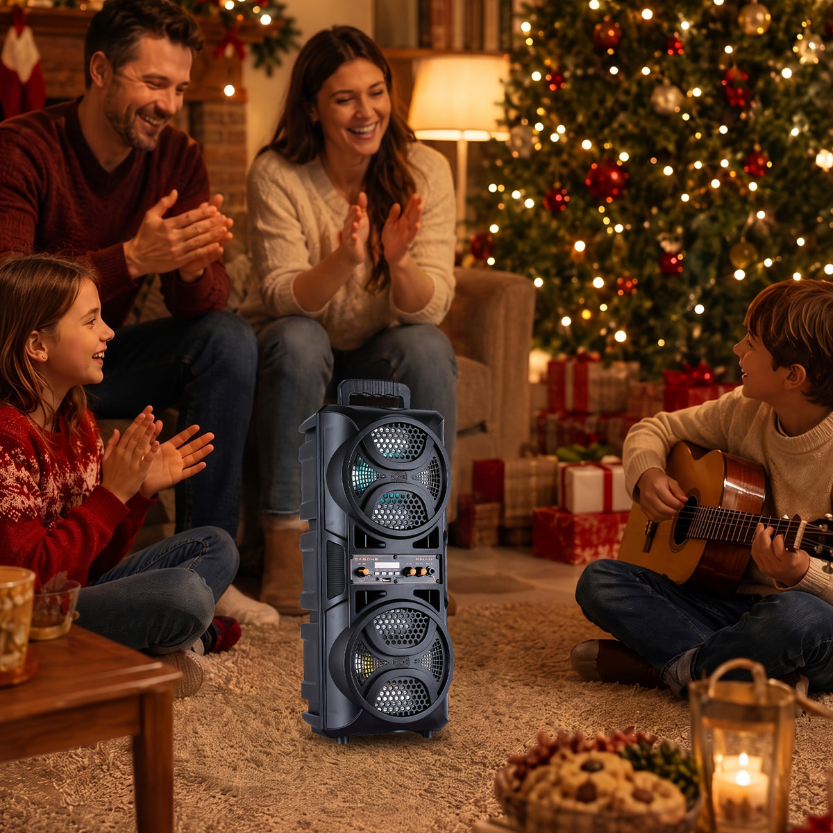 3000w portable bluetooth speaker   5 subwoofer stereo