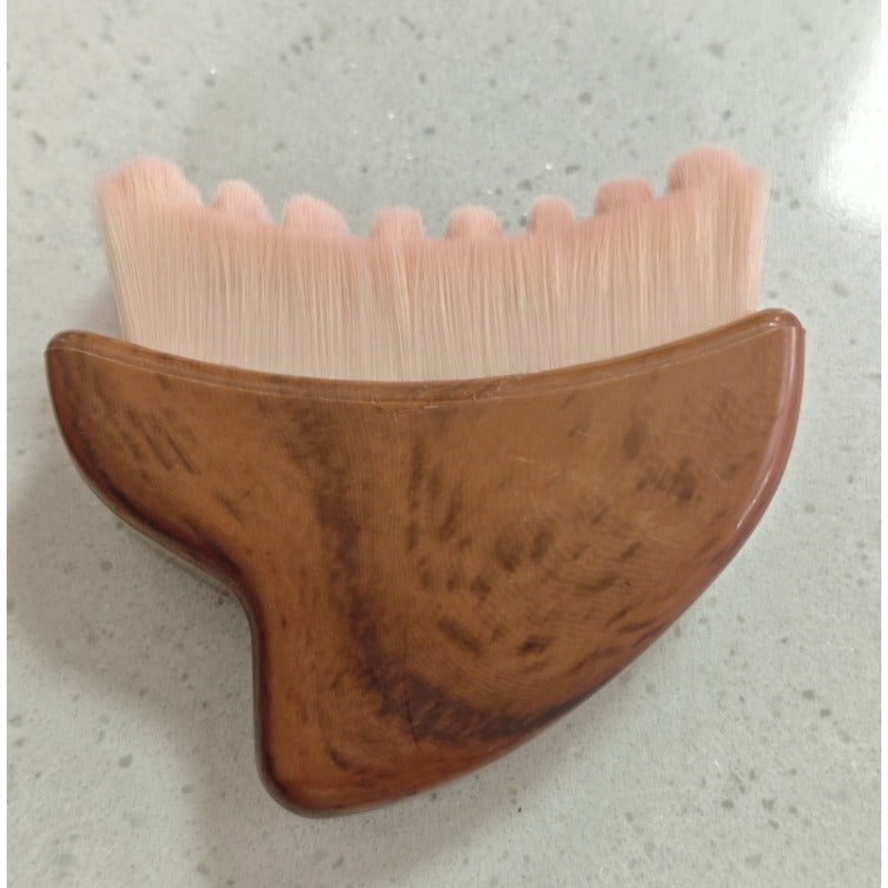 facial massager contour brush soft bristled lymph