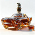 400ml hand blown car shaped whiskey bottle car model wine