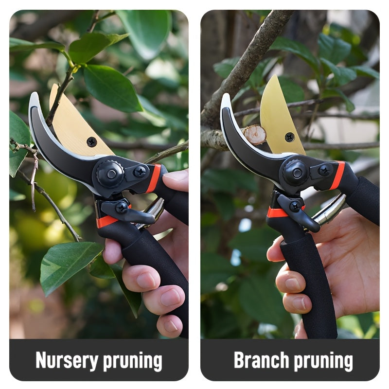 1pc thickened titanium alloy pruning shears powerful pruning