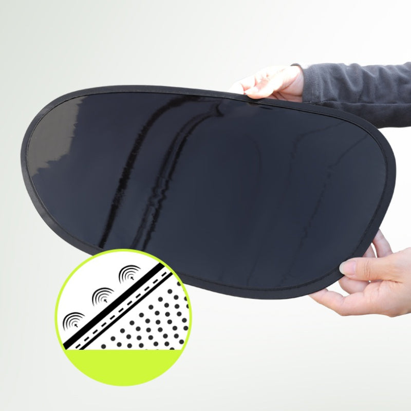 2pcs summer car side window sunshade heat reflective drivers