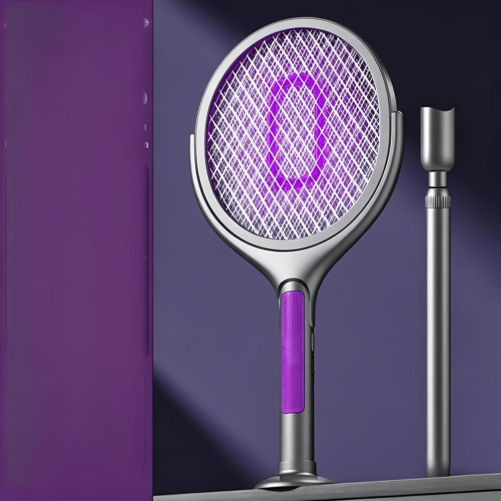 new arrival retractable extended electric fly swatter racket