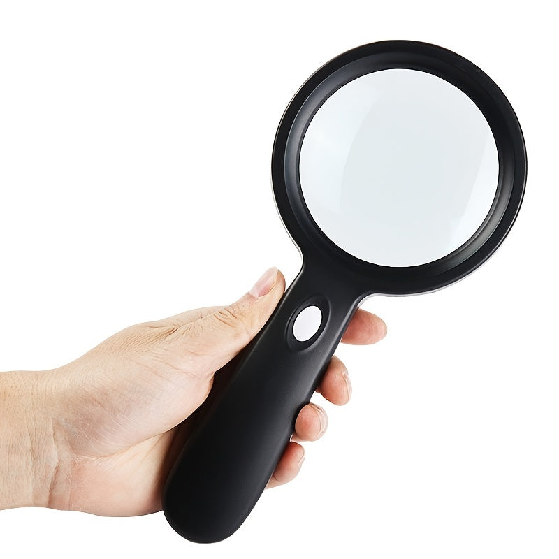 lighted magnifying glass 10x hand held large reading