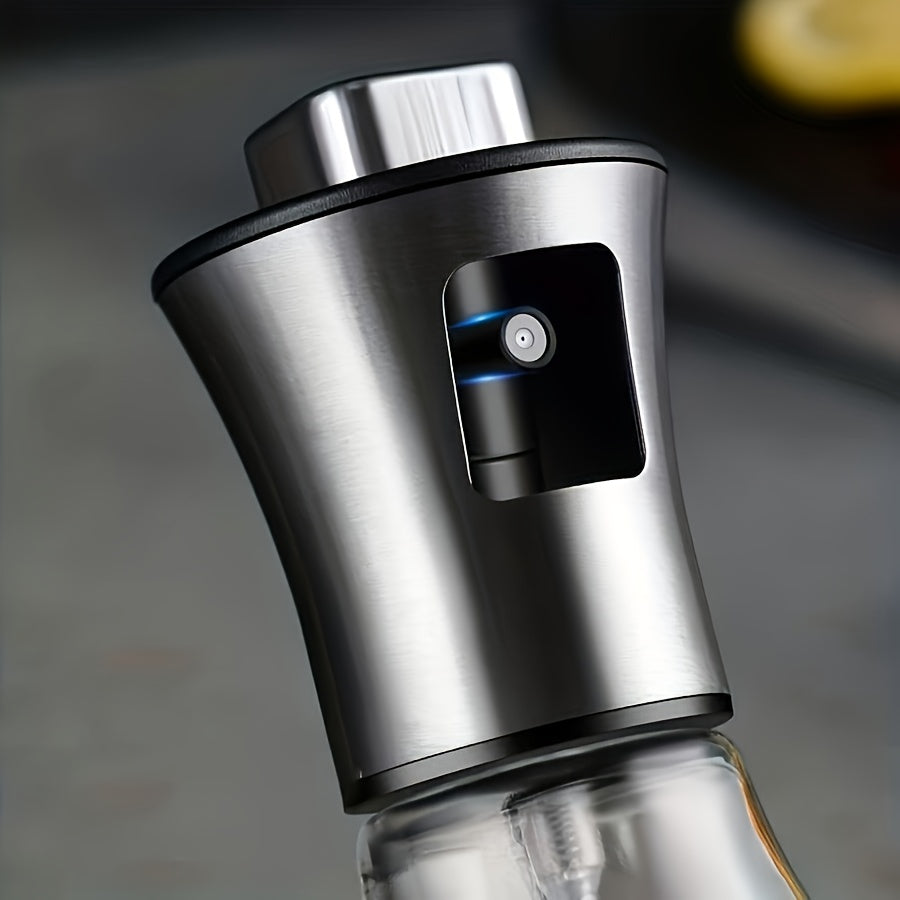 6 76oz stainless   oil spray bottle pressure