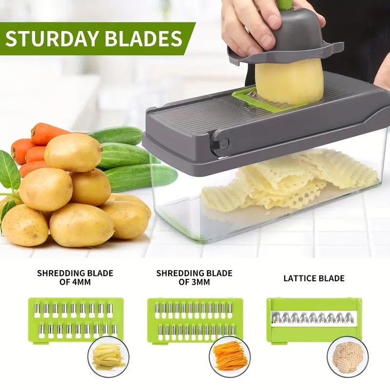 16 in 1 vegetable chopper professional onion chopper multi